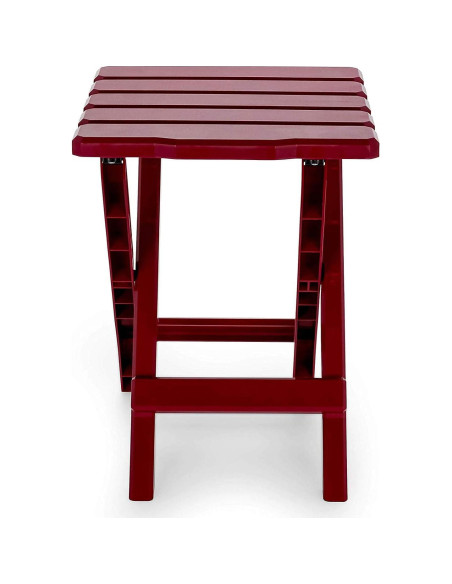 Mesa Lateral Plegable Camco 51684 Roja para Exterior 30.48x35.56cm
