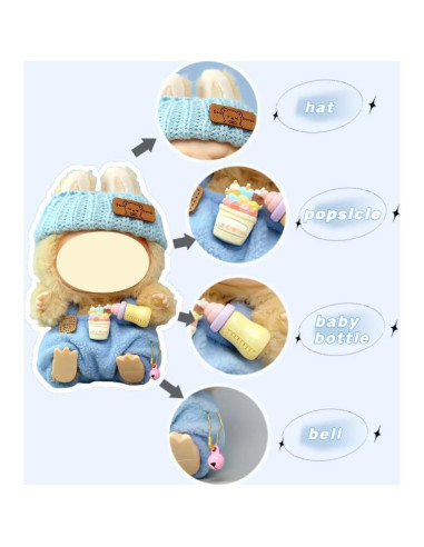 Conjunto de Ropa para Muñecas 15-17 cm SGGMix1 Azul