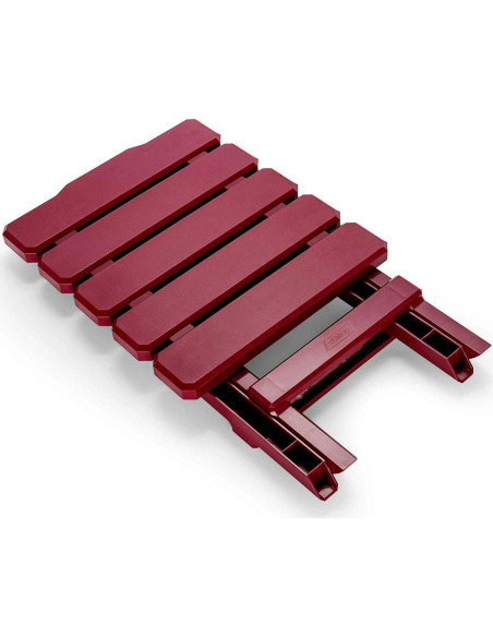 Mesa Lateral Plegable Camco 51684 Roja para Exterior 30.48x35.56cm