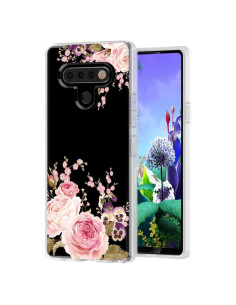 Funda TPU Rosa para LG K51 2020 - Protección Premium Floral