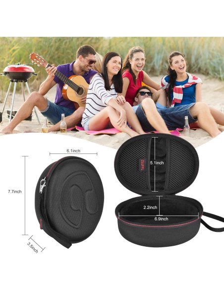 Funda Dura EVA para Auriculares Beats Solo 3/2 y Studio Pro