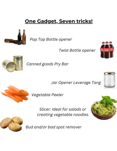 Cortador MultiSlice 7en1 Genérico Rosa - Gadget de Cocina Compacto