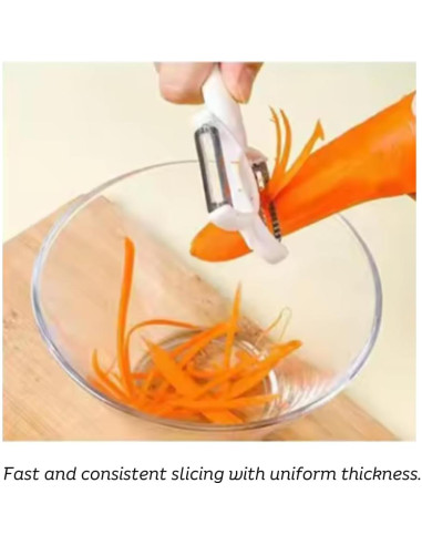 Cortador MultiSlice 7en1 Genérico Rosa - Gadget de Cocina Compacto