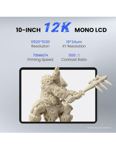 Impresora 3D de Resina ELEGOO Saturn 3 12K 10" LCD Monocromática 2