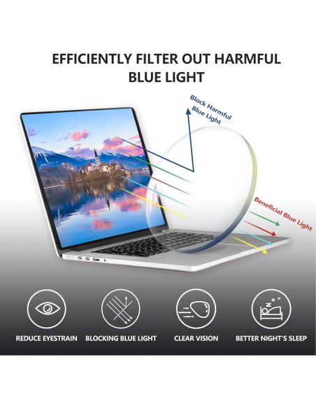 Gafas de Luz Azul OPTOFENDY para Mujeres TR90 Anti UV400