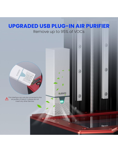 Impresora 3D de Resina ELEGOO Saturn 3 12K 10" LCD Monocromática