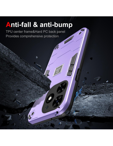 Funda de teléfono Kukoufey para Tecno Spark Go 2024 - TPU+PC 2 en 1