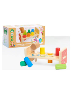Banco de Martillo de Madera Just Play 25.5x12x12.5cm para Niños