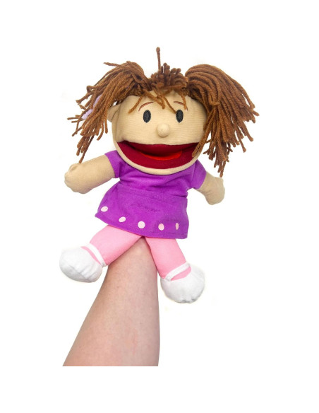 Conjunto de 8 Marionetas de Mano Multiculturales Podzly