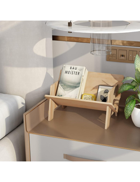 Estante de libros de madera clara RekRang 39.88x25.4x24.38 cm