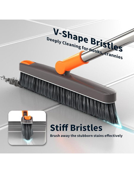 Cepillo de Juntas Air U+ con Mango Largo y Cabeza Giratoria