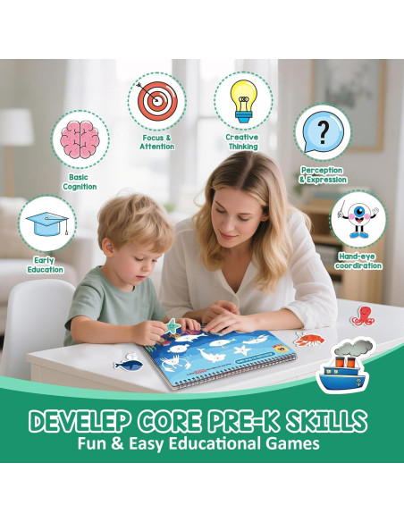 Libro de Actividades Preescolares VUIYA 3-5 Años - Trazado y Escritura