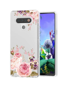 Funda TPU Rosa para LG K51 2020 - Protección Premium Floral 2