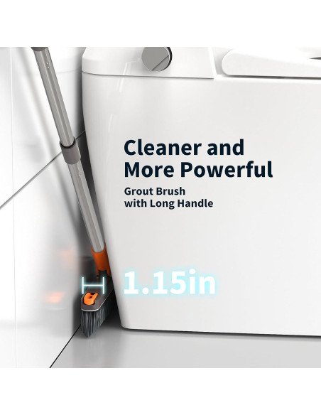 Cepillo de Juntas Air U+ con Mango Largo y Cabeza Giratoria