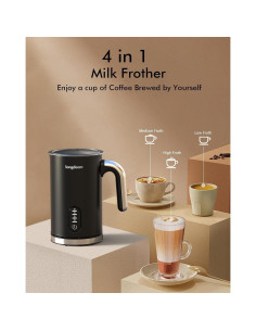 Espumador de Leche Eléctrico LONGDEEM 4 en 1 300 ml Negro 2