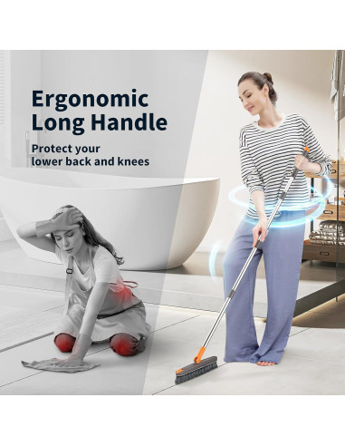 Cepillo de Juntas Air U+ con Mango Largo y Cabeza Giratoria