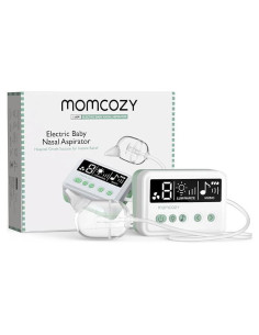 Aspirador Nasal Eléctrico Momcozy para Bebés 70 kPa 9 Niveles