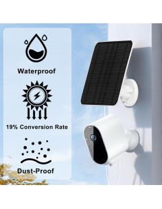 Cargador Solar 6W DaybreakAura para Arlo Pro 3/4/5S/Ultra 2 2