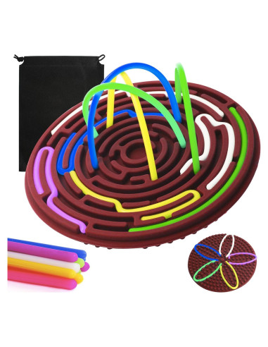 Tablero de Actividad Sensorial FFKWUOT Burdeos 16.3 cm