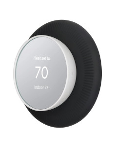 Cubierta de Placa de Pared Poivy para Termostato Nest Negro