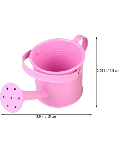 Regaderas de Metal para Niños DOITOOL 2PCS Beige y Rosa