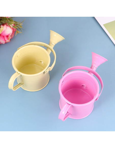 Regaderas de Metal para Niños DOITOOL 2PCS Beige y Rosa