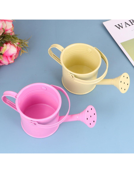 Regaderas de Metal para Niños DOITOOL 2PCS Beige y Rosa