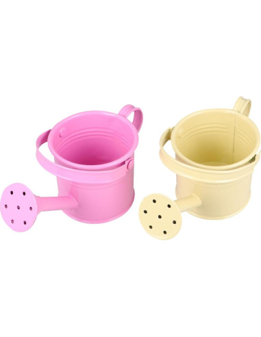 Regaderas de Metal para Niños DOITOOL 2PCS Beige y Rosa