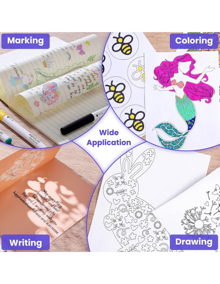 Juego de Plumas de Punta Fina ANDOLAB 0.4mm - 30 Colores