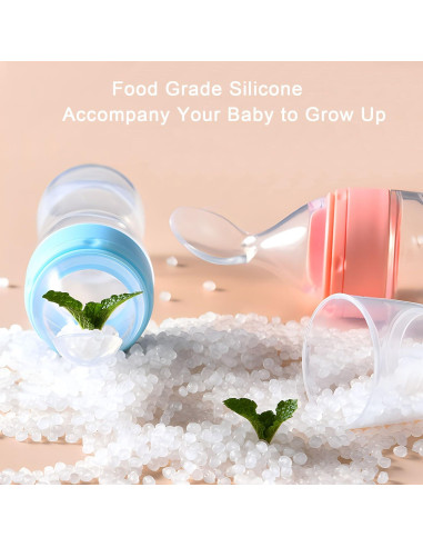 Juego de Alimentación de Silicona MIICASA 12 Piezas para Bebés