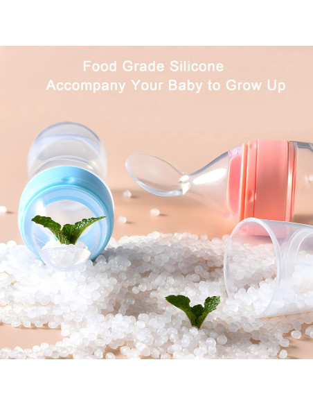 Juego de Alimentación de Silicona MIICASA 12 Piezas para Bebés