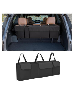 Organizador de Maletero de Coche Honibaoto Negro Impermeable