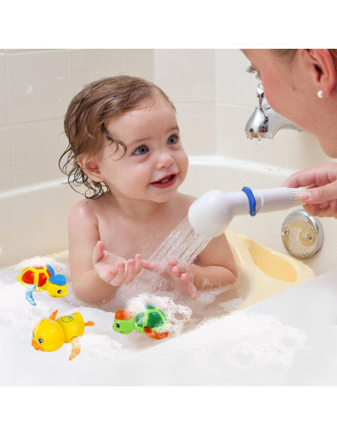 Juguetes de baño Cuterabit - Tortugas y Pato Nadadores