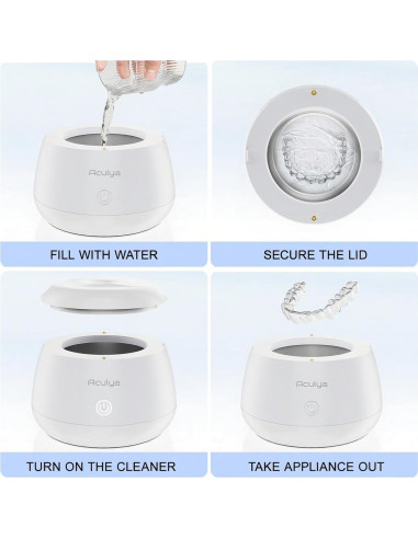 Limpiadora Ultrasónica de Retenedores Aculya SC-194 200ml
