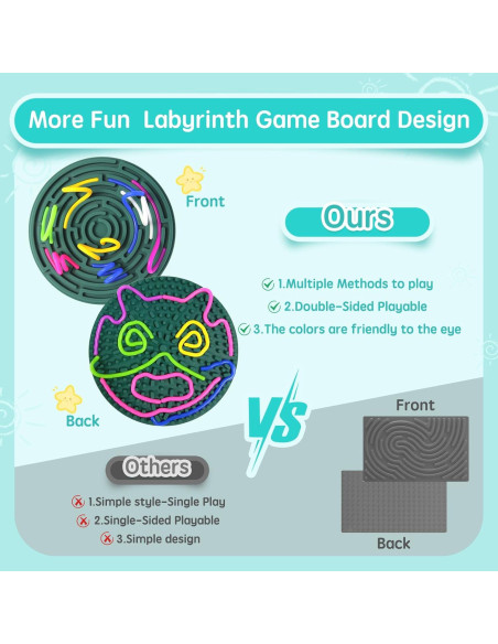 Tablero de Actividad Sensorial Verde - Juguete Antiestrés Silicona