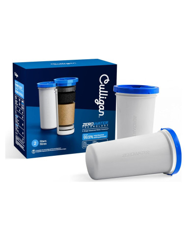 Filtro de Agua Culligan ZeroWater 2-Pack - 5 Etapas, Reduce Plomo y PFAS