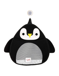 Soporte Colgante para Juguetes de Baño 3 Sprouts Pingüino