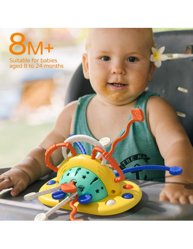 Juguete Sensorial Montessori VoMii para Silla Alta 8-24M