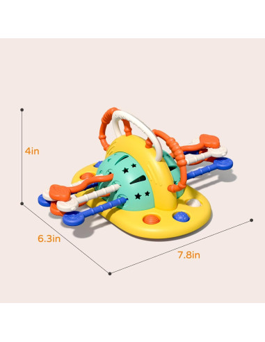 Juguete Sensorial Montessori VoMii para Silla Alta 8-24M