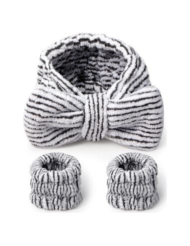 Cinta de Spa y Muñequera Hanaive para Lavar la Cara