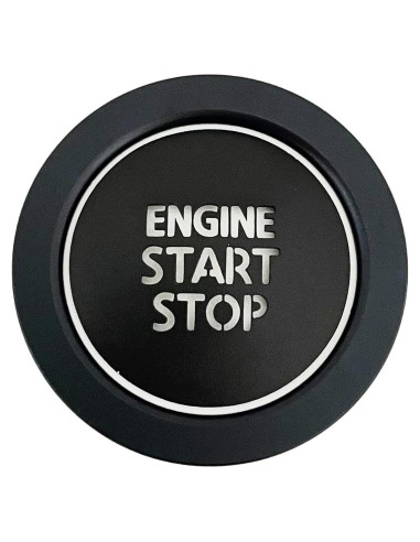 Cubierta de Botón de Inicio Toyota Tacoma - Aluminio Negro