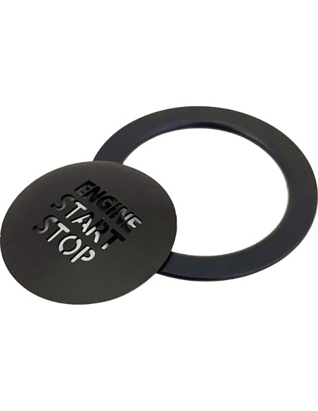 Cubierta de Botón de Inicio Toyota Tacoma - Aluminio Negro