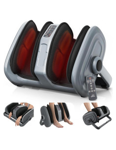 Masajeador de pies Shiatsu Snailax SL-54C6 con calor y control remoto
