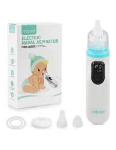 Aspirador Nasal Eléctrico Mibest NA-002 para Bebé - Silencioso y Ergonómico