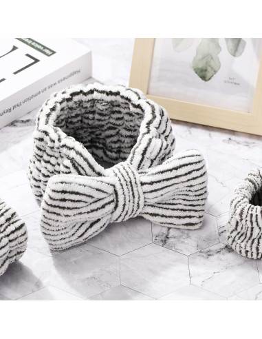 Cinta de Spa y Muñequera Hanaive para Lavar la Cara