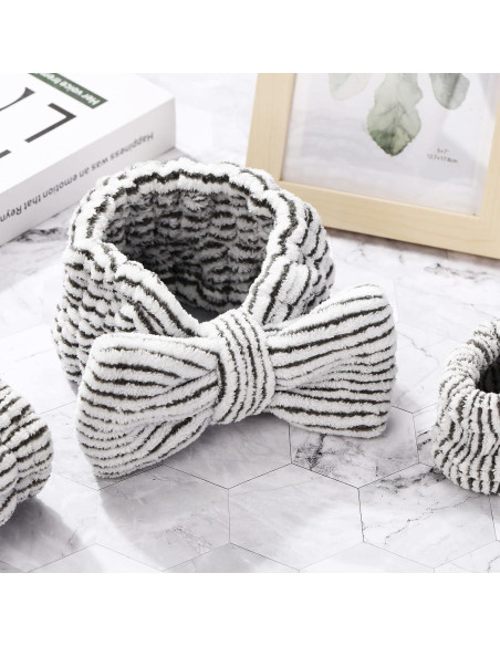 Cinta de Spa y Muñequera Hanaive para Lavar la Cara