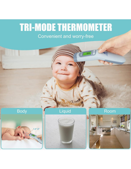 Termómetro Digital Infrarrojo Amplim para Adultos y Bebés