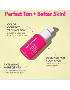 Suero Facial Autobronceador Tanceuticals 28.35g - Hidratante con Vitamina C 2