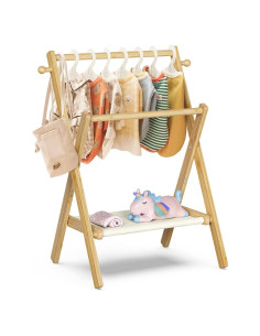 Perchero para Bebés BAMBOOHOMIE Natural Plegable 73 cm