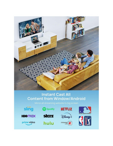 Adaptador HDMI Inalámbrico TIMBOOTECH 4K 30Hz Azul